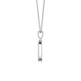 Moissanite Double Halo Circle Pendant Necklace