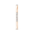Moissanite Multi-Section Pavé Wedding Band - 1.8 mm
