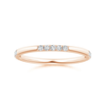 Moissanite Multi-Section Pavé Wedding Band - 1.8 mm