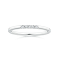 Moissanite Multi-Section Pavé Wedding Band - 1.8 mm