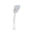 Multi-Shape Moissanite Contoured Wedding Band