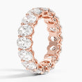 Oval Eternity Moissanite Wedding Band- 5.0 mm