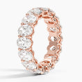 7.0CT Oval Eternity Moissanite Wedding Band- 5.0 mm