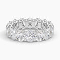 7.0CT Oval Eternity Moissanite Wedding Band- 5.0 mm