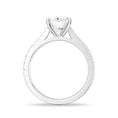 Load image into Gallery viewer, Oval Cut Split-Shank Moissanite Engagement Ring