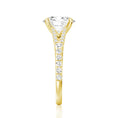 Load image into Gallery viewer, Oval Cut Split-Shank Moissanite Engagement Ring