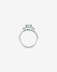 Custom Ring-1.5CT Three Stone Radiant Cut Lab Grown Diamond Engagement Ring