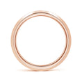 Eternity Pavé Moissanite Men’s Wedding Band-5 mm