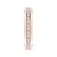 Eternity Pavé Moissanite Men’s Wedding Band-5 mm