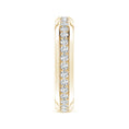 Eternity Pavé Moissanite Men’s Wedding Band-5 mm