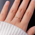 Pavé Moissanite Claw Stacking Open Ring-1.5 mm