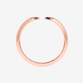 Pavé Moissanite Claw Stacking Open Ring-1.5 mm