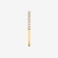 Pavé Moissanite Claw Stacking Open Ring-1.5 mm