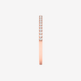 Pavé Moissanite Claw Stacking Open Ring-1.5 mm