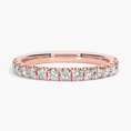 Pavé Moissanite Wedding Band-2.5 mm