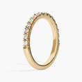 Load image into Gallery viewer, Pavé Moissanite Wedding Band-2.5 mm
