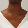Load image into Gallery viewer, Pear Cut Moissanite Solitaire Pendant Necklace