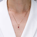 Pear Cut Pink Tourmaline Pendant with Moissanite Accent Teardrop Necklace