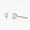 Load image into Gallery viewer, Pear Cut Moissanite Stud Earrings
