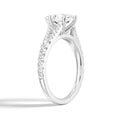 Load image into Gallery viewer, Pear Shaped Split-Shank Moissanite Engagement Ring