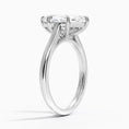 Load image into Gallery viewer, Petite 4-Prong Marquise Cut Solitaire Moissanite Engagement Ring