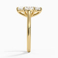 Load image into Gallery viewer, Petite 4-Prong Marquise Cut Solitaire Moissanite Engagement Ring