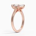 Load image into Gallery viewer, Petite 4-Prong Marquise Cut Solitaire Moissanite Engagement Ring