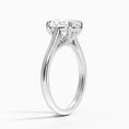 Load image into Gallery viewer, Petite 4-Prong Oval Cut Solitaire Moissanite Engagement Ring