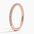Petite French Pavé Moissanite Wedding Band-1.6 mm