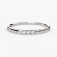 Load image into Gallery viewer, Petite Nine-Stone Moissanite Wedding Band