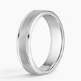 5.5 mm Polished Knurled Men’s Wedding Band