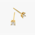 Load image into Gallery viewer, Princess Cut Moissanite Stud Earrings