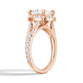 Load image into Gallery viewer, Princess Cut Split-Shank Moissanite Engagement Ring