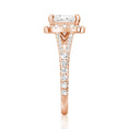 Load image into Gallery viewer, Princess Cut Split-Shank Moissanite Engagement Ring
