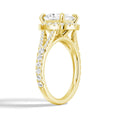 Load image into Gallery viewer, Princess Cut Split-Shank Moissanite Engagement Ring