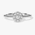 Load image into Gallery viewer, Promise in Bloom Round Moissanite Promise Ring