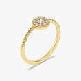 Load image into Gallery viewer, Promise in Bloom Round Moissanite Promise Ring