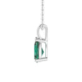 Load image into Gallery viewer, Radiant Teardrop – Pear-Shaped Gemstone Solitaire Pendant