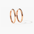 Load image into Gallery viewer, Refined Classic Plain Hoop Earrings