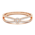 Round Cluster Halo Moissanite Split Shank Promise Ring