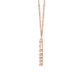 Round Cut Open Heart Moissanite Pendant Necklace