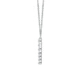Round Cut Open Heart Moissanite Pendant Necklace