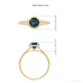 Round Lab Alexandrite Twist Rope Split Shank Promise Ring