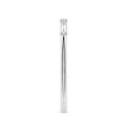 Round Moissanite Three-Station Wedding Band -1.4 mm