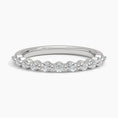 Load image into Gallery viewer, Round Cut Half Coverage Moissanite Wedding Band-2.0 mm