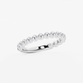 Load image into Gallery viewer, Round Cut Moissanite Three Quarter Eternity Wedding Band-2.0 mm