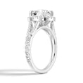 Load image into Gallery viewer, Round_Cut_Split-Shank_Moissanite_Halo_Sterling_Engagement_Ring_1