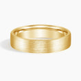 5 mm Rounded Interior Flat Matte Men’s Wedding Band
