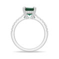 Load image into Gallery viewer, Silver_Lab_Grown_Emerald_Engagement_Ring_With_Hidden_Halo_4