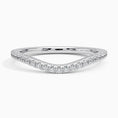 Soft Curve Pavé Moissanite Wedding Band -1.5 mm